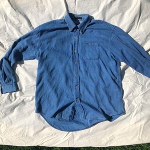 Blue Button-Down Shirt